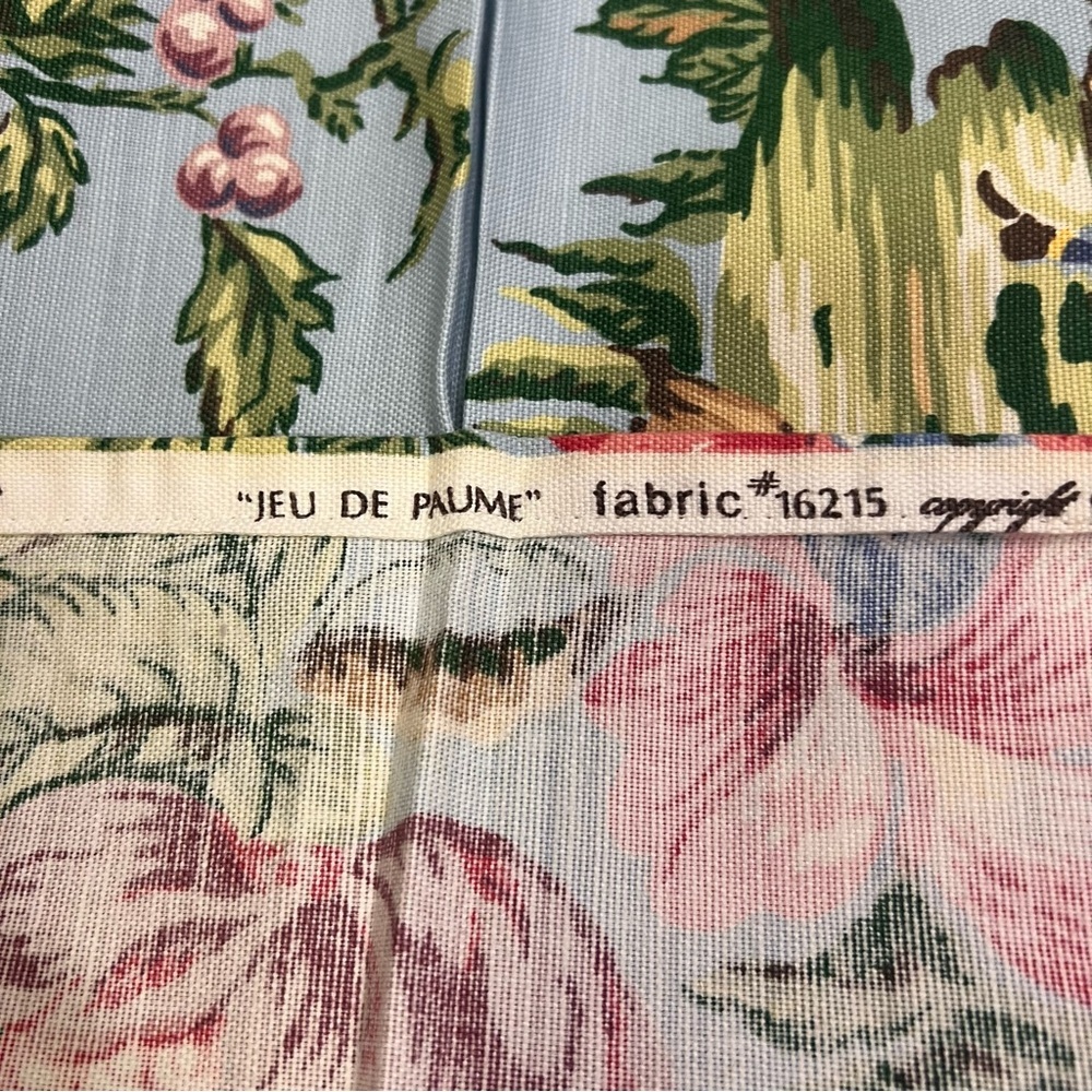 Scalamandré Historic Newport Jeu de Paume Fabric 1994 Chinoiserie Asian Toile - Picture 7 of 11